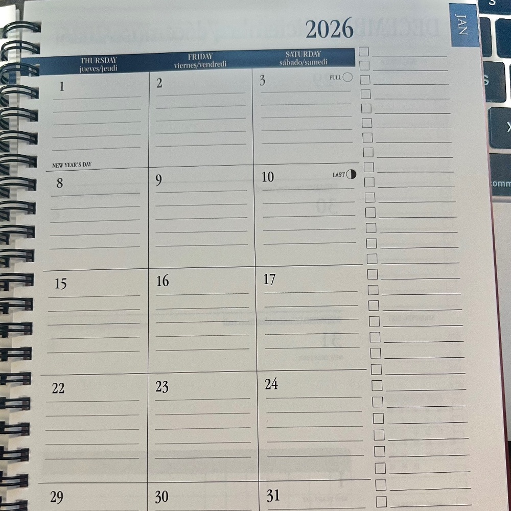 Brand New Because I Knew You I Have Been Changed For Good 2026 Planner - Picture 3 of 8
